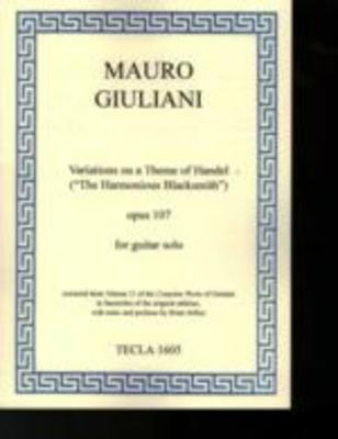 Variations On A Theme Of Handel Op 107 Gtr -