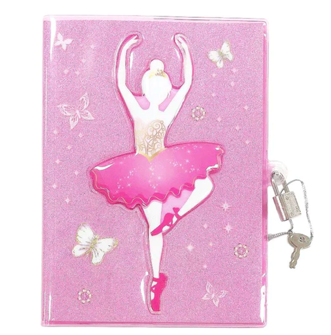 Butterfly Ballet 3D Lockable Diary