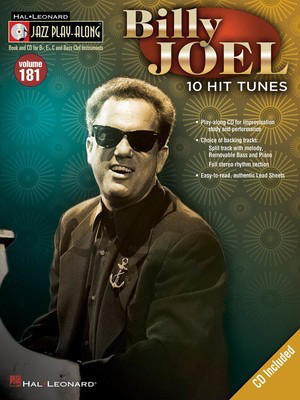 Billy Joel - Jazz Play-Along Volume 181 - Bb Instrument|Bass Clef Instrument|C Instrument|Eb Instrument Hal Leonard Lead Sheet /CD