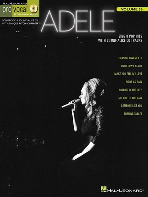 Adele - Pro Vocal Women's Edition Volume 56 - Vocal Hal Leonard /CD - Out Of Print