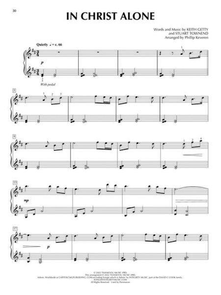 Soothing Piano Worship - Easy Piano arranged by Keveren Hal Leonard 357169