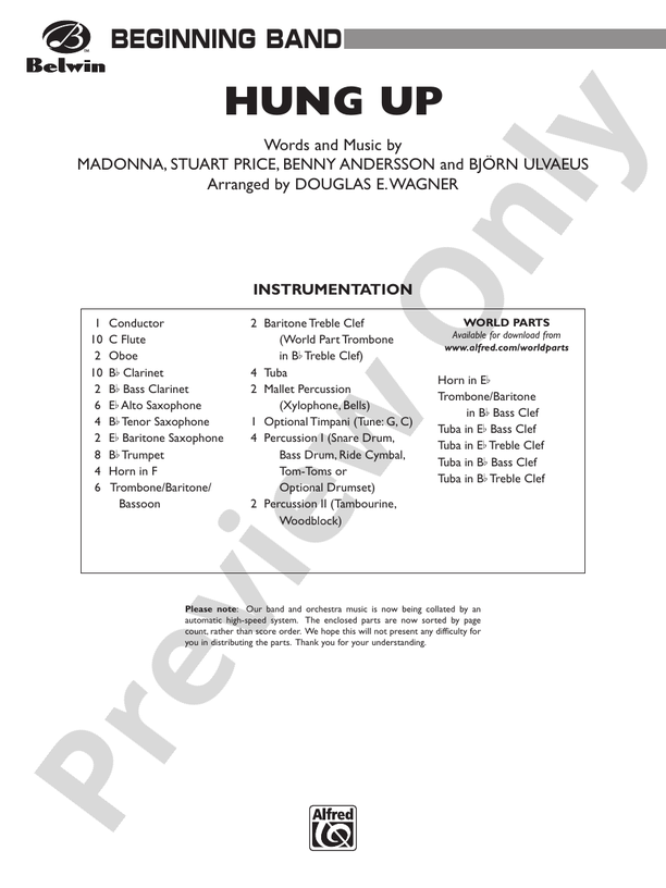 Hungarian Dance No. 5 - Concert Band Conductor Score & Parts (Digital Download)