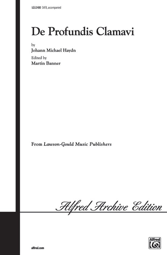 De Profundis Clamavi – SATB Choral Octavo (Digital Download)