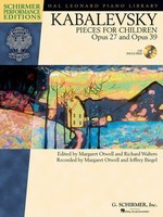 Kabalevsky - Pieces for Children Op27 & 39 - Piano Solo/CD Schirmer 297079