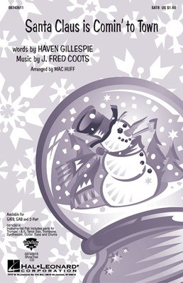 Santa Claus is Comin' to Town - Haven Gillespie|J. Fred Coots - Mac Huff Hal Leonard Instrumental Parts Parts
