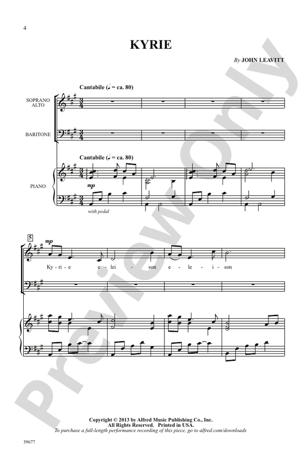 Missa Festiva – SAB Choral Octavo (Digital Download)