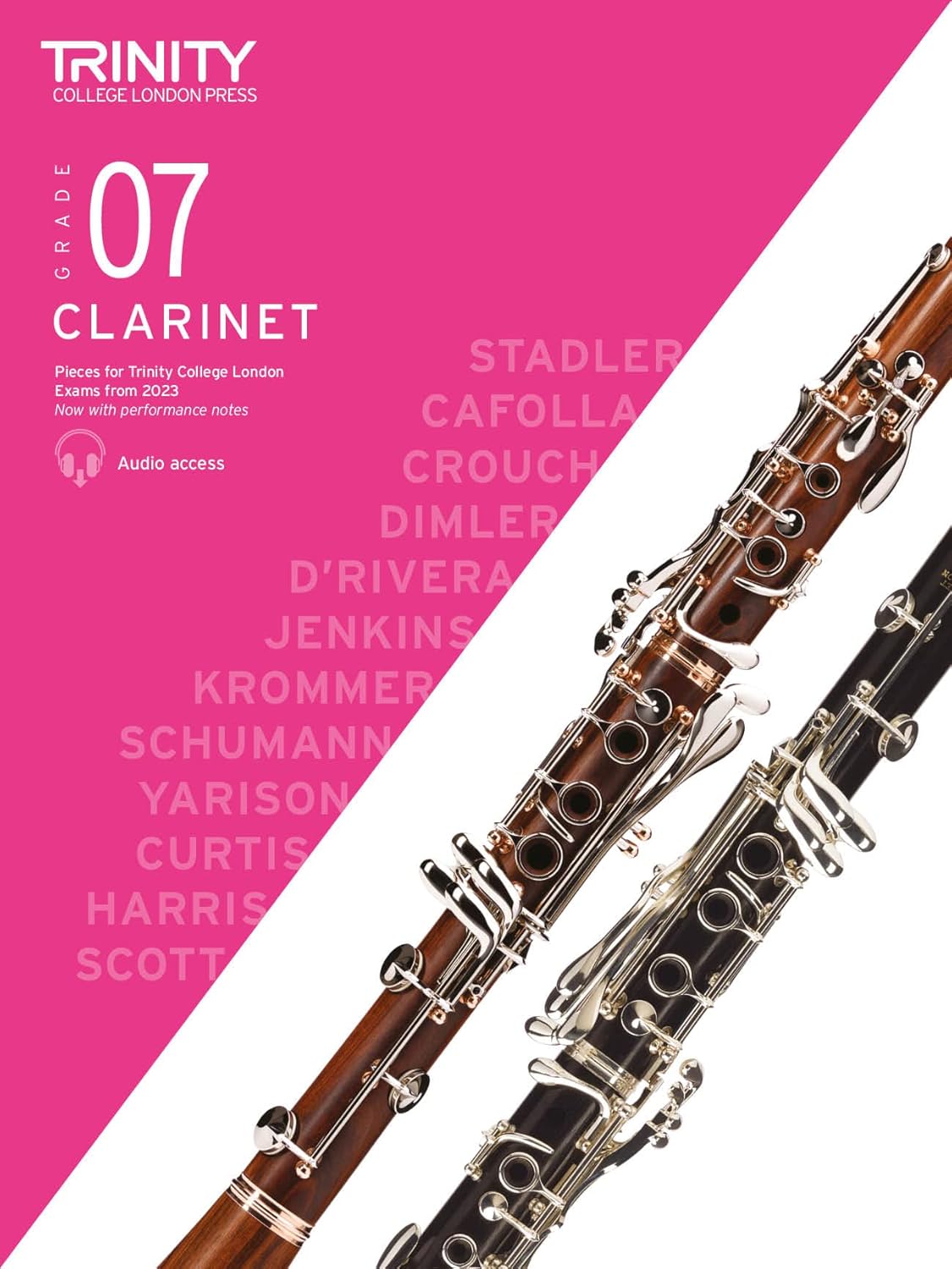 Trinity Clarinet Exam Pieces from 2023 Gr 7 Sc/Pt