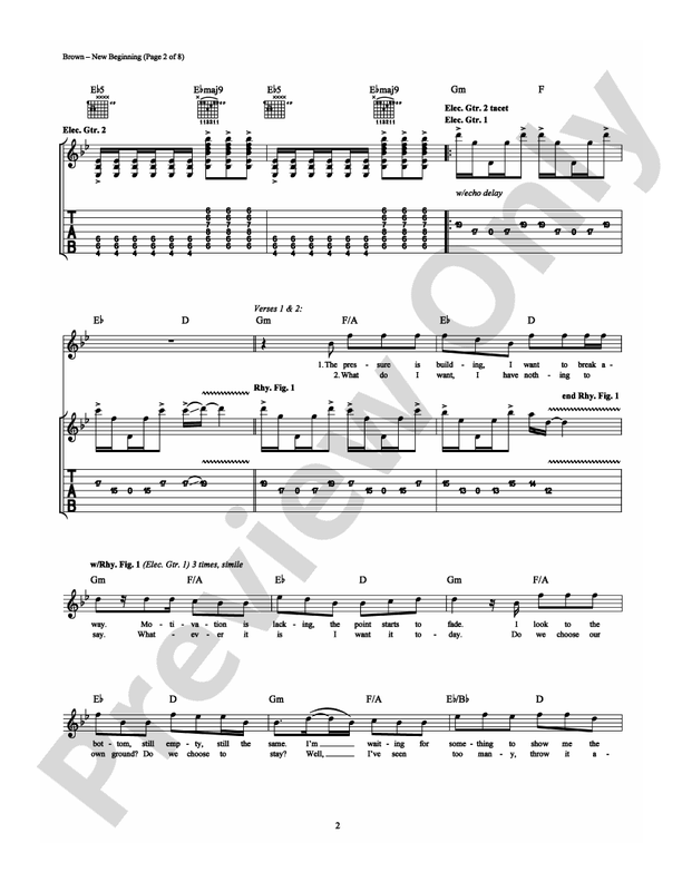 New Beginning - Guitar TAB (Digital Download)