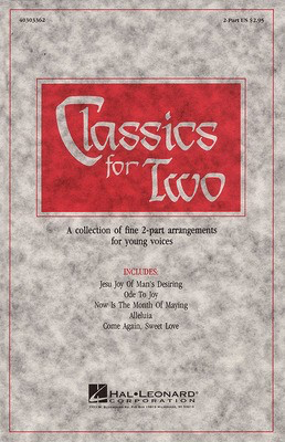 Classics for Two (Collection) - 2-Part Roger Emerson Hal Leonard Choral Score Octavo