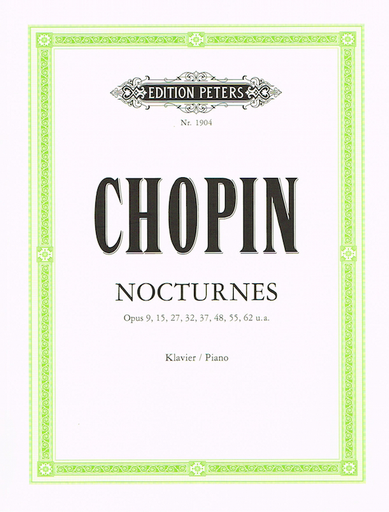 Chopin - Nocturnes - Piano Solo - Peters EP1904
