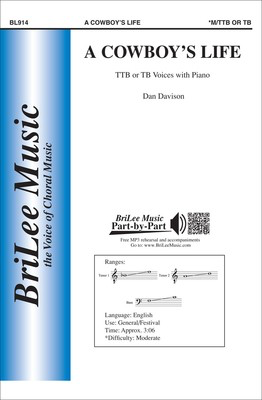A Cowboy's Life - Davidson, Dan - TB/TTB BriLee Music Octavo