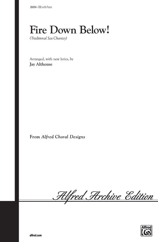 Fire Down Below – TBB Choral Octavo (Digital Download)