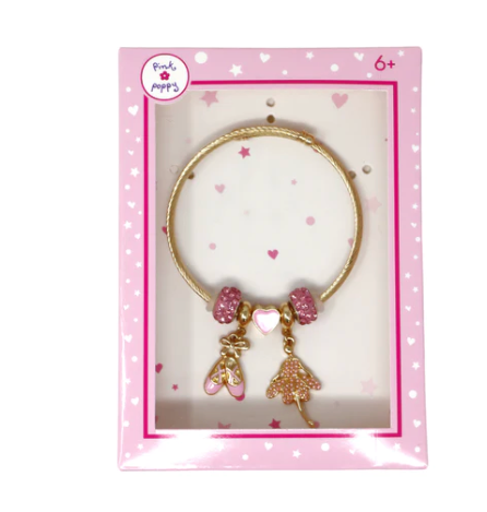 Ballet Ballerina Charm Bracelet