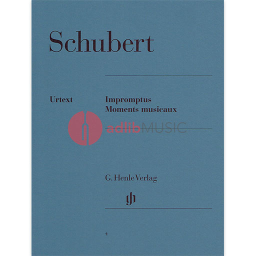 Schubert - Impromptus and Moments Musicaux - Piano Solo Henle HN4