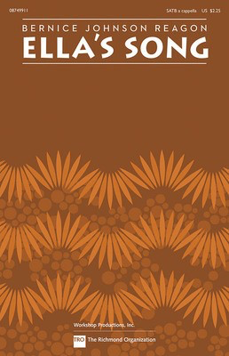 Ella's Song - Bernice Johnson Reagon - SATB Hal Leonard Choral Score Octavo