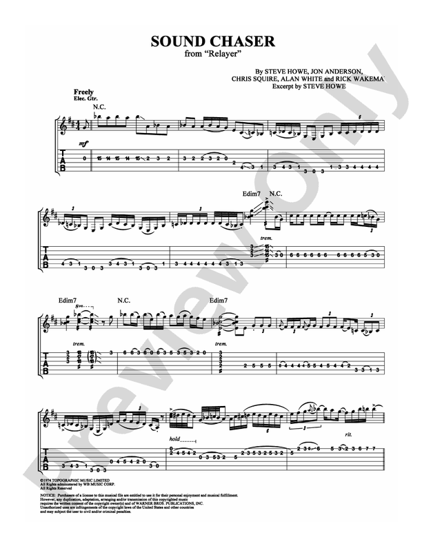 Sound Chaser - Guitar TAB (Digital Download)