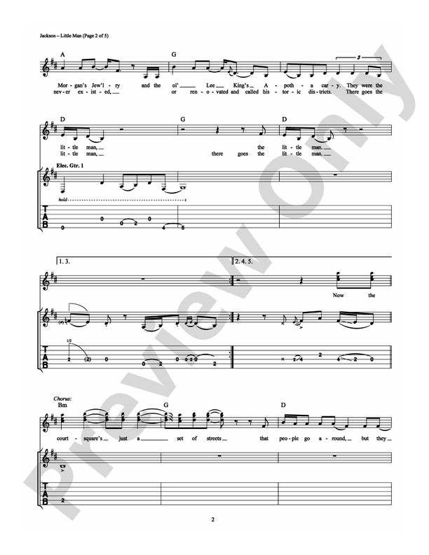 Little Man - Guitar TAB (Digital Download)