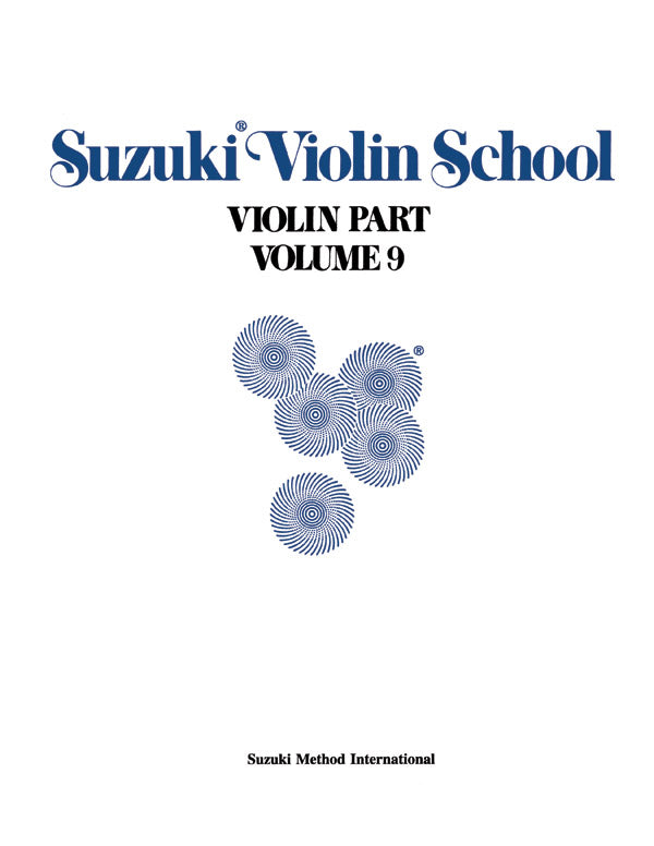 Suzuki Violin School Book/Volume 9 - Violin Book Only, No CD 0225