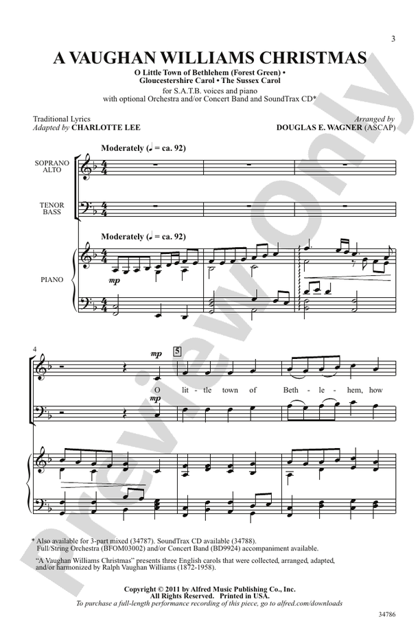 A Vaughan Williams Christmas - SATB Choral Octavo (Digital Download)