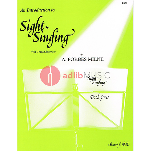Milne - An Introduction to Sight Singing Part 1 - Classical Vocal Stainer & Bell ES26