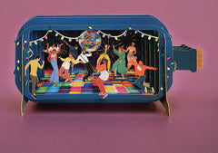 Greeting Card - Message in a Bottle Mirror Ball