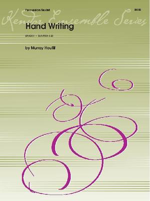 Hand Writing - Houllif - Kendor Music Percussion Sextet Score/Parts