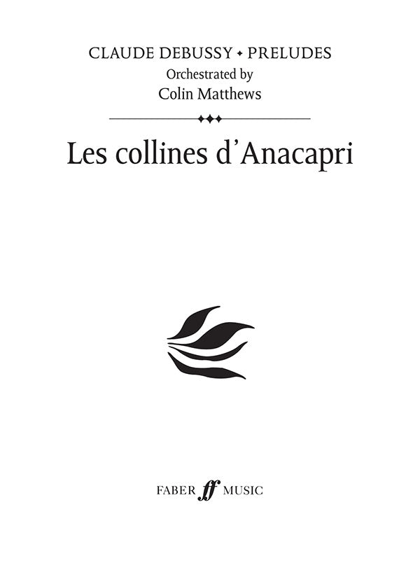LES COLLINES D'ANACAPRI PRELUDE 17