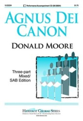Agnus Dei Canon 3 Part Mixed/Pno -