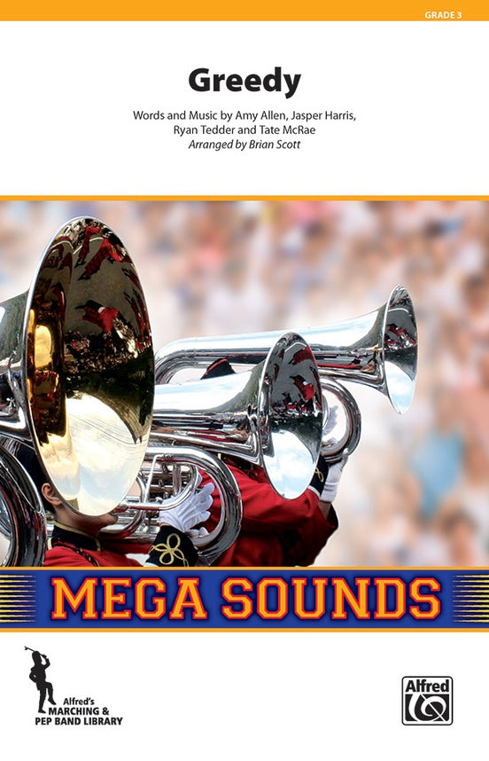 Greedy – Marching Band Conductor Score & Parts