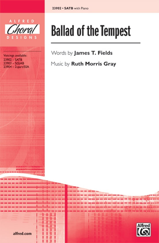 Ballad of the Tempest – SATB Choral Octavo (Digital Download)