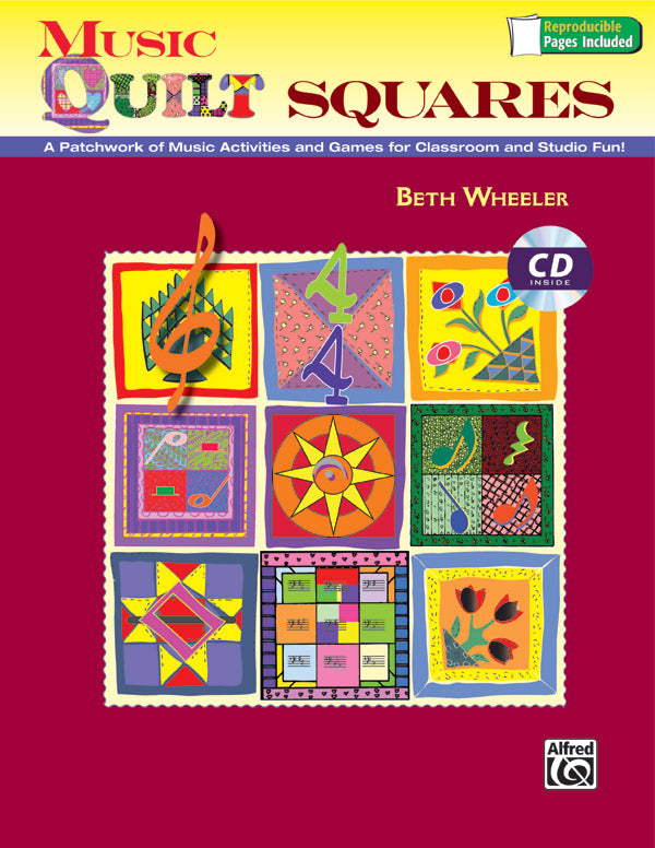 Music Quilt Squares Bk/CD