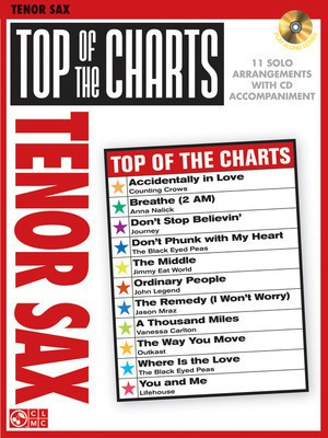 Top of the Charts - Tenor Sax - Tenor Saxophone Cherry Lane Music /CD