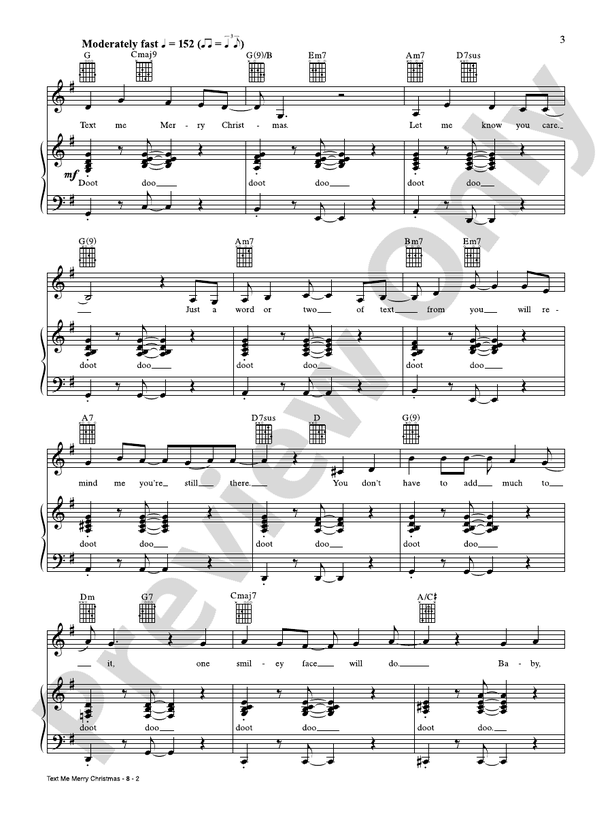 Text Me Merry Christmas - Straight No Chaser - PVG (Digital Download)