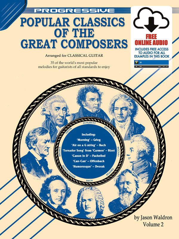Popular Classics of Great Composers Vol 2 Bk/OLA - Classical Guitar