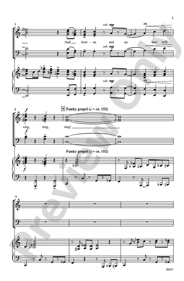 Joy to the World! – SSATB Choral Octavo (Digital Download)