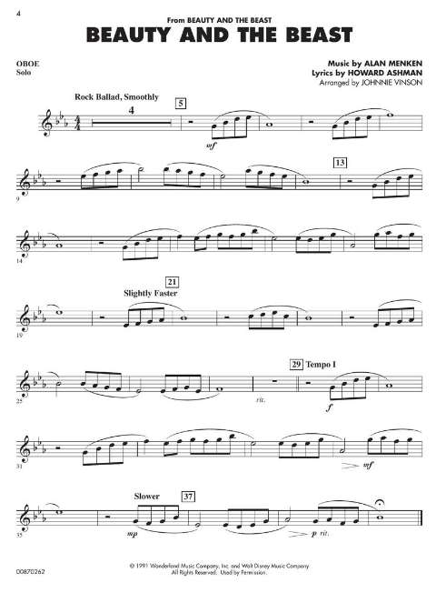 Essential Elements Disney Favorites - Oboe - Hal Leonard