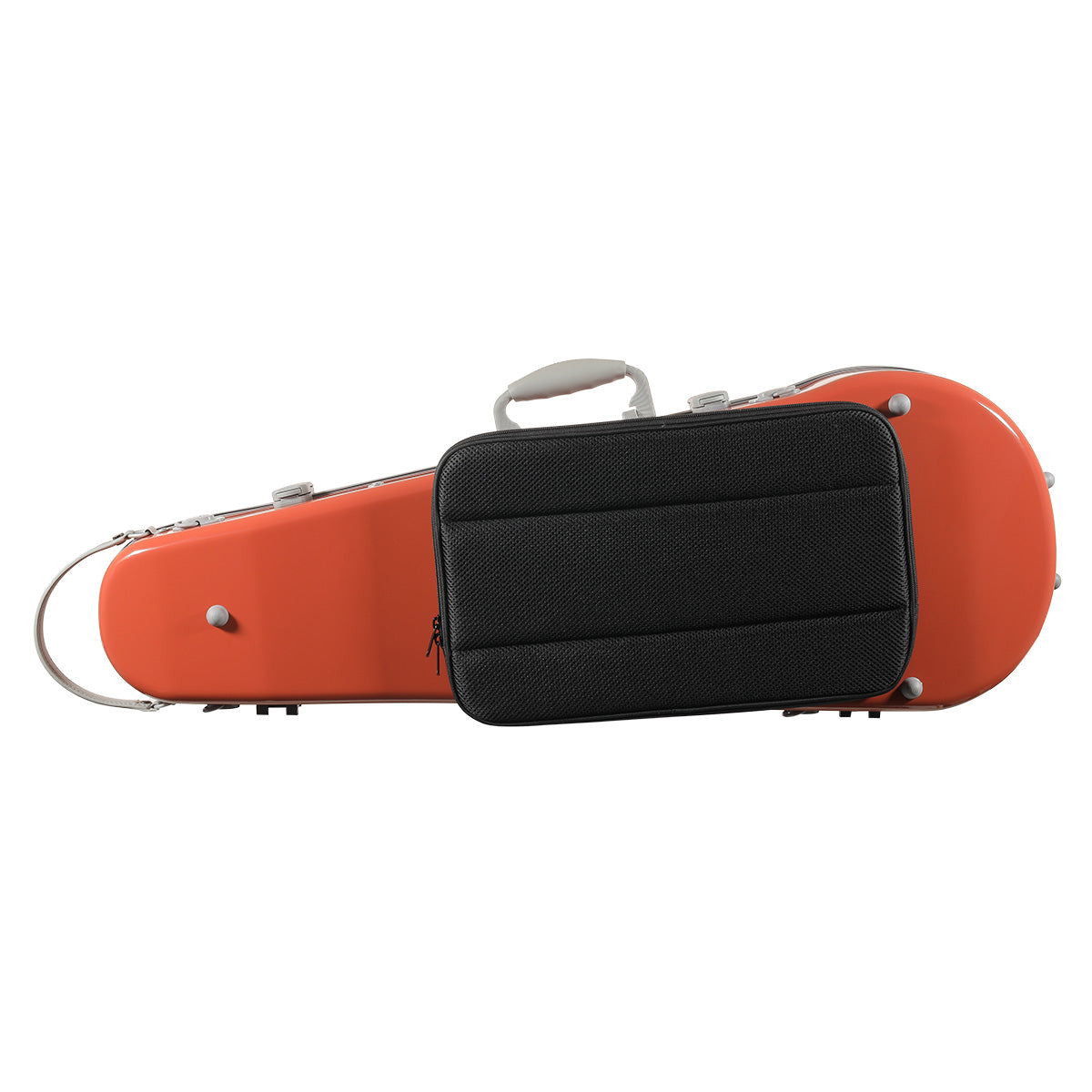 JML Carbon Fibre Adjustable 1.7 Arrow Viola Case Flora Orange 15-16.5"