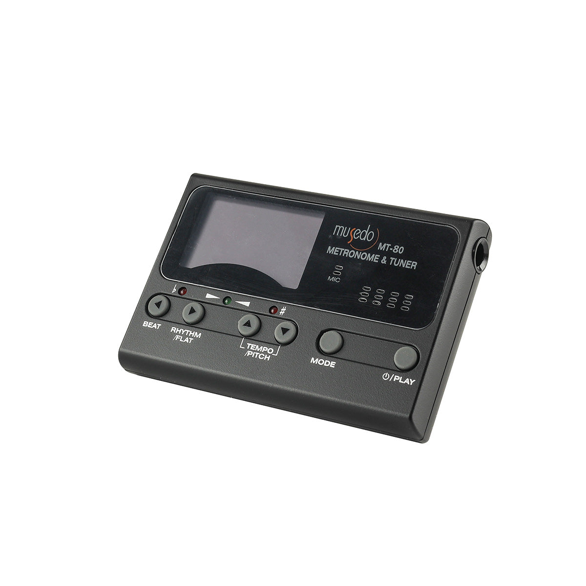 Musedo MT80 3 In 1 Chromatic Metronome Tuner Black