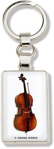 Metal Cello Keyring