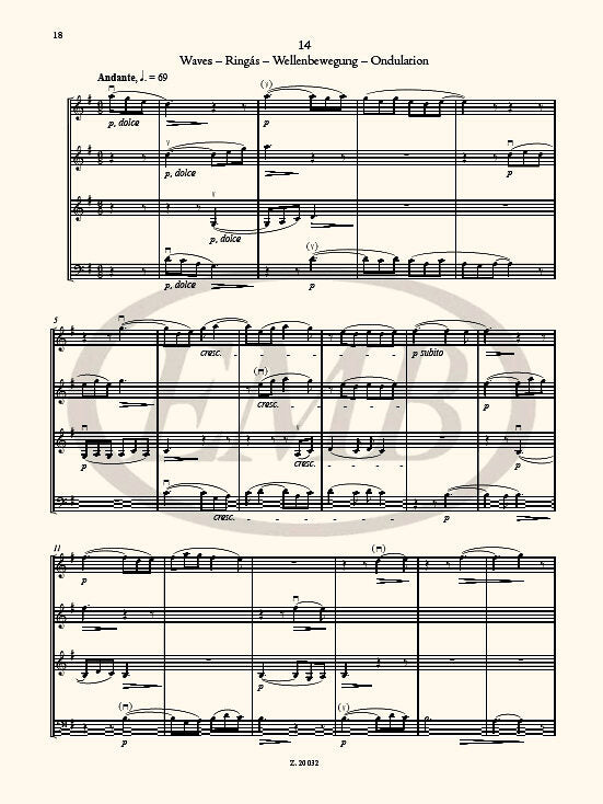 Bartok - The Microcosm of String Ensemble Music Volume 2 - String Orchestra edited by Soos/Borsos EMB Z20032