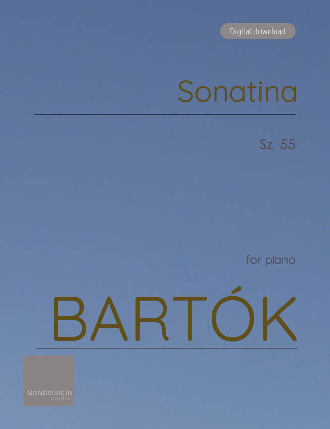 Bartok - Sonatina, Sz. 55 - Mondschein Studio - Piano (Digital Download)