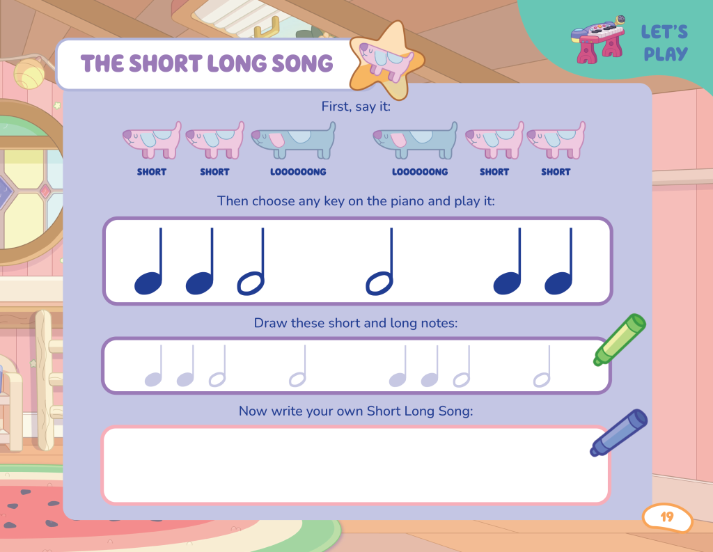 Bluey First Ever Piano Book by Joff Bush