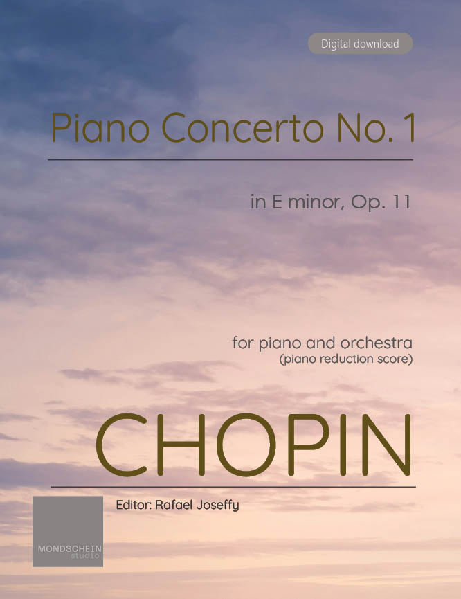 Chopin - Piano Concerto No. 1 in E minor, Op. 11 - Mondschein Studio - Piano (Digital Download)