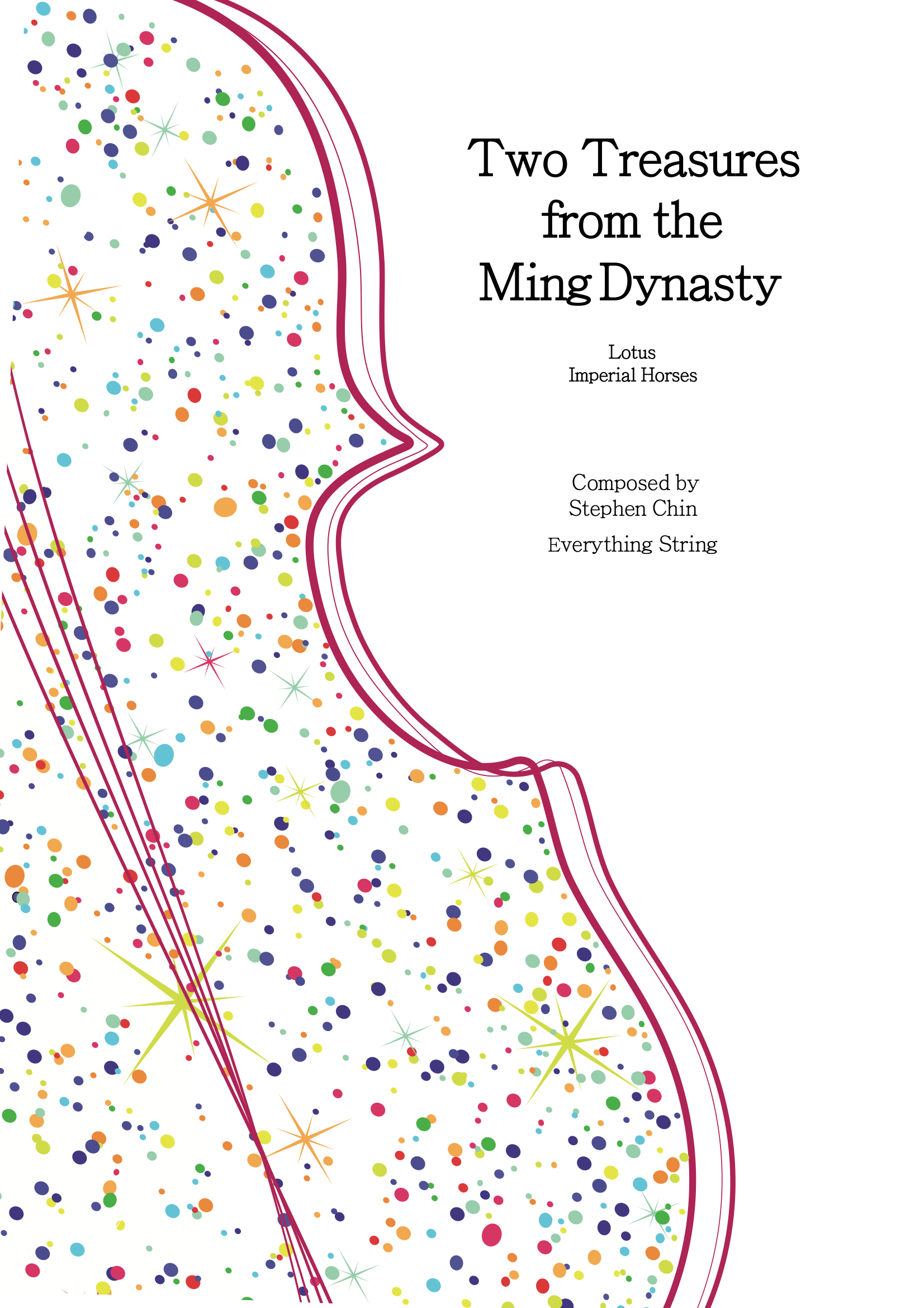 Two Treasures from the Ming Dynasty - Stephen Chin - String Orchestra Conductor Score & Parts (Digital Download)