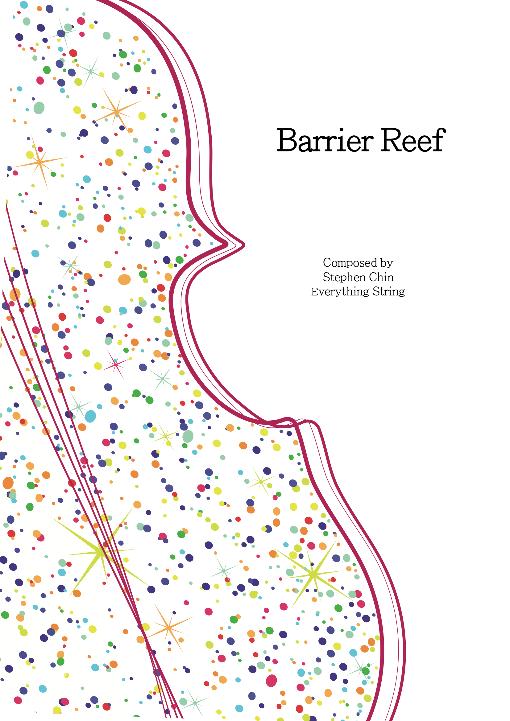 Barrier Reef - Stephen Chin - String Orchestra Conductor Score & Parts (Digital Download)