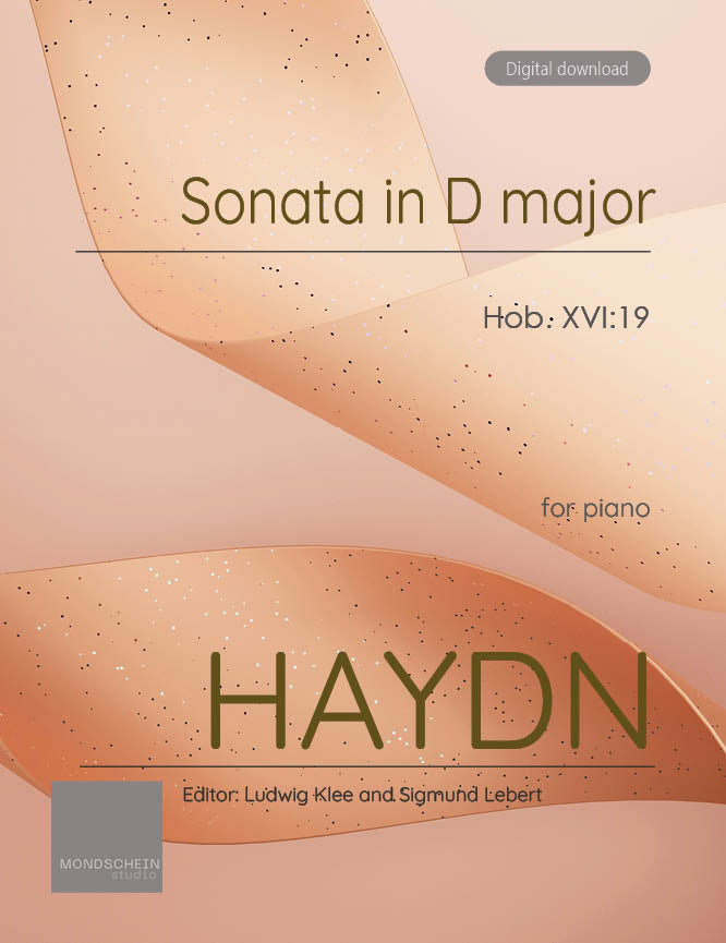 Haydn - Sonata in D major, Hob. XVI:19 - Mondschein Studio - Piano (Digital Download)