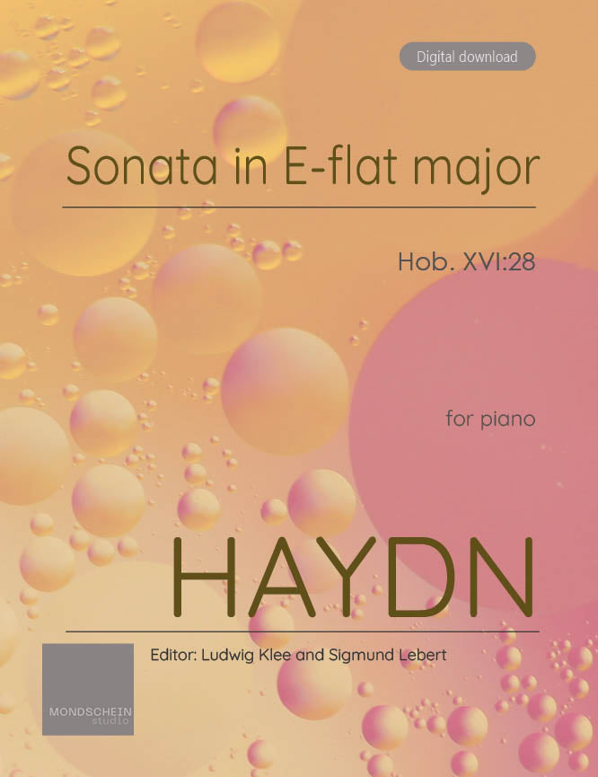Haydn - Sonata in E-flat major, Hob. XVI:28 - Mondschein Studio - Piano (Digital Download)