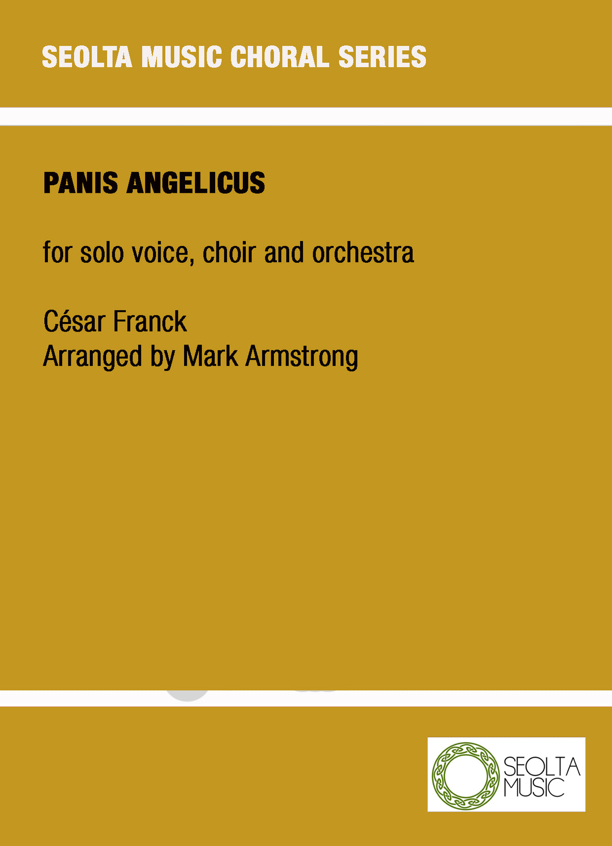 Panis Angelicus - Solo Voice, Choir & Small Orchestra Score/Parts (Digital Download)