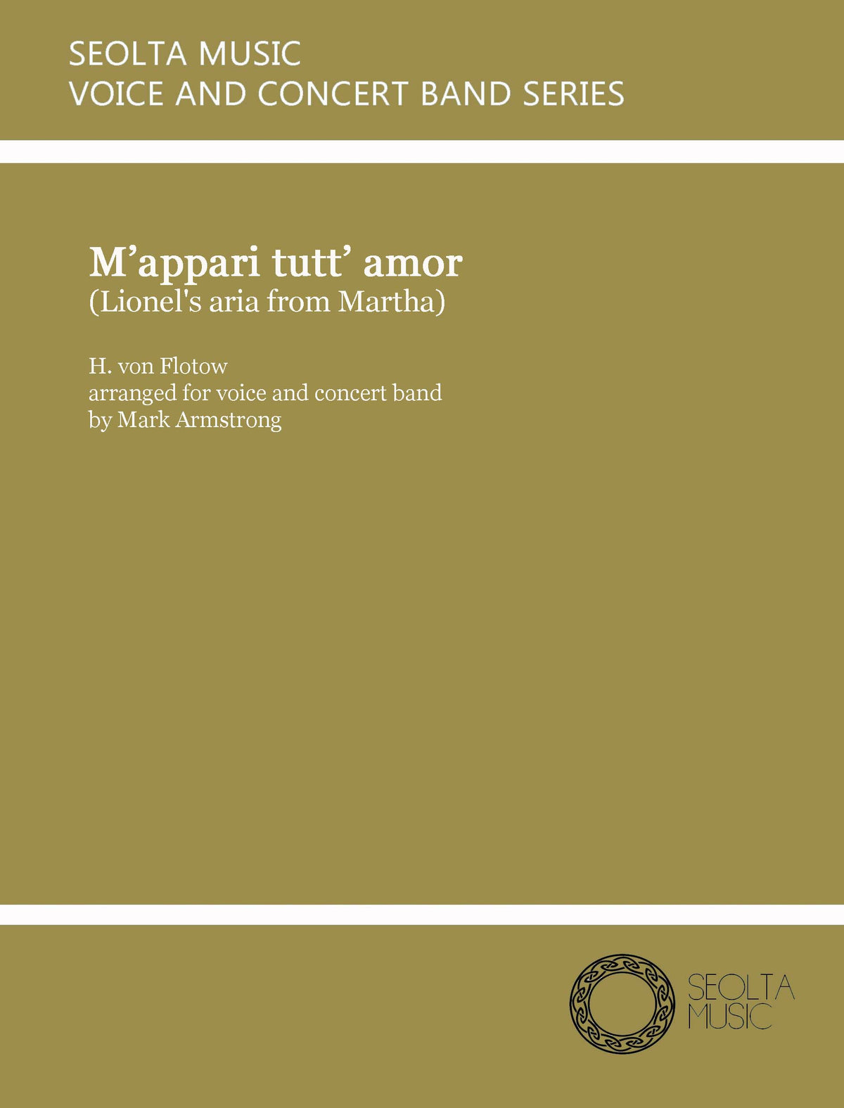 M'appari tutt'amor (from 'Martha') - Solo Voice & Concert Band Score/Parts (Digital Download)