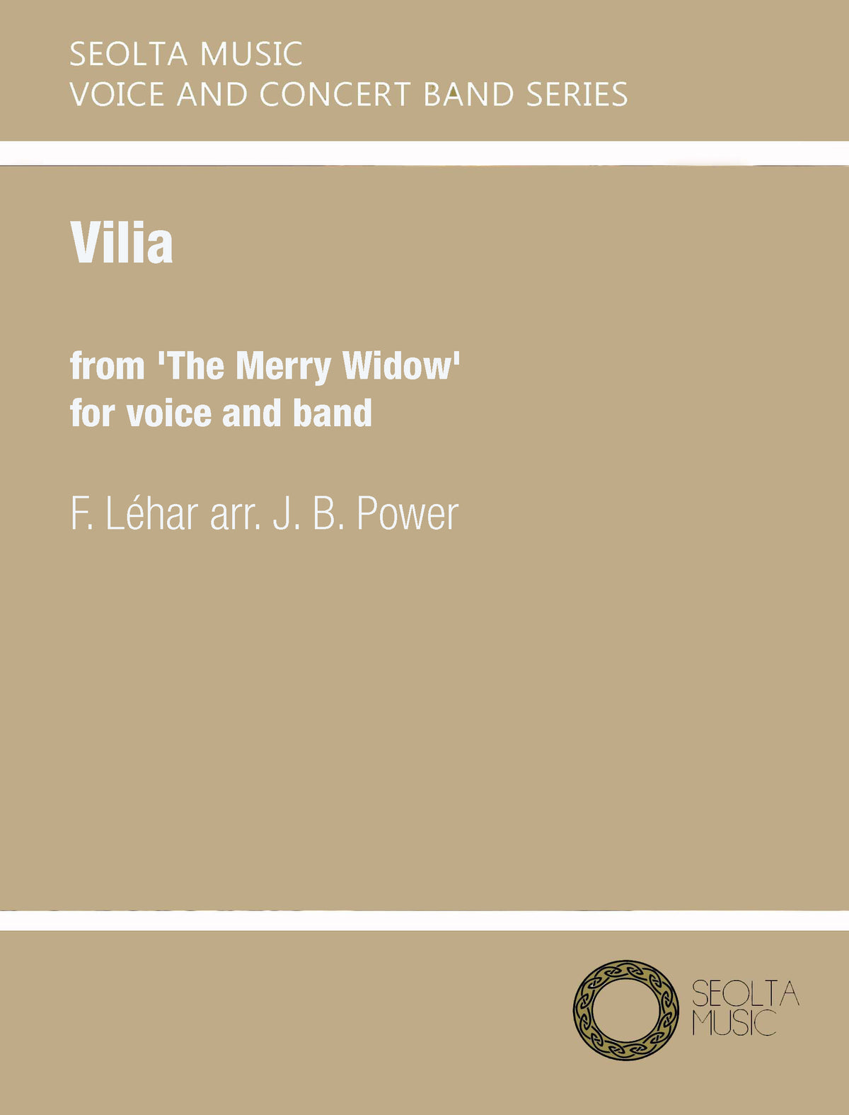 Vilia (from 'The Merry Widow') - Soprano Solo & Concert Band Score/Parts (Digital Download)